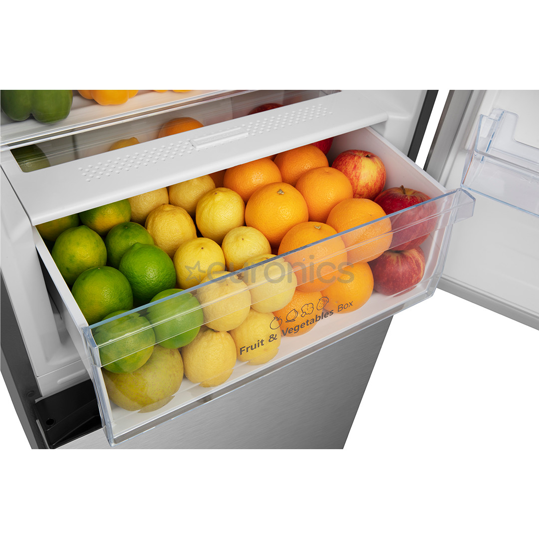 Hisense, NoFrost, 336 L, height 202 cm, black - Refrigerator