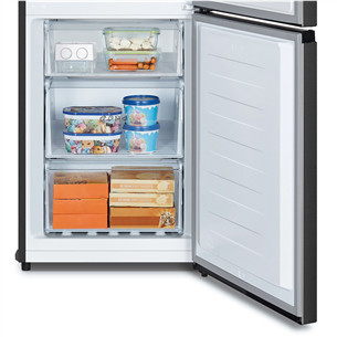 Hisense, NoFrost, 336 L, height 202 cm, black - Refrigerator