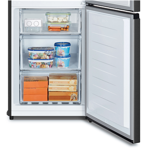 Hisense, NoFrost, 336 L, height 202 cm, black - Refrigerator