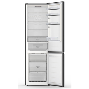 Hisense, NoFrost, 336 L, height 202 cm, black - Refrigerator