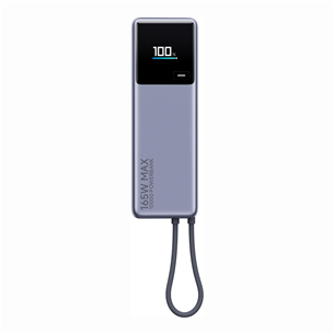 Xiaomi Power Bank, 165 W, 10000 mAh, gray - Power bank BHR9361GL