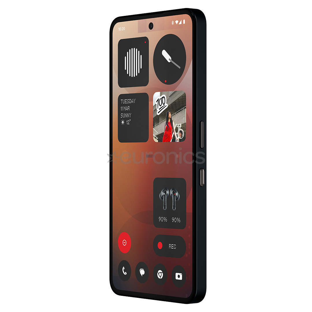 Nothing Phone (3a), 12 ГБ, 256 ГБ, черный - Смартфон