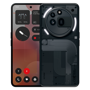 Nothing Phone (3a) Pro, 12 GB, 256 GB, must - Nutitelefon A10400166