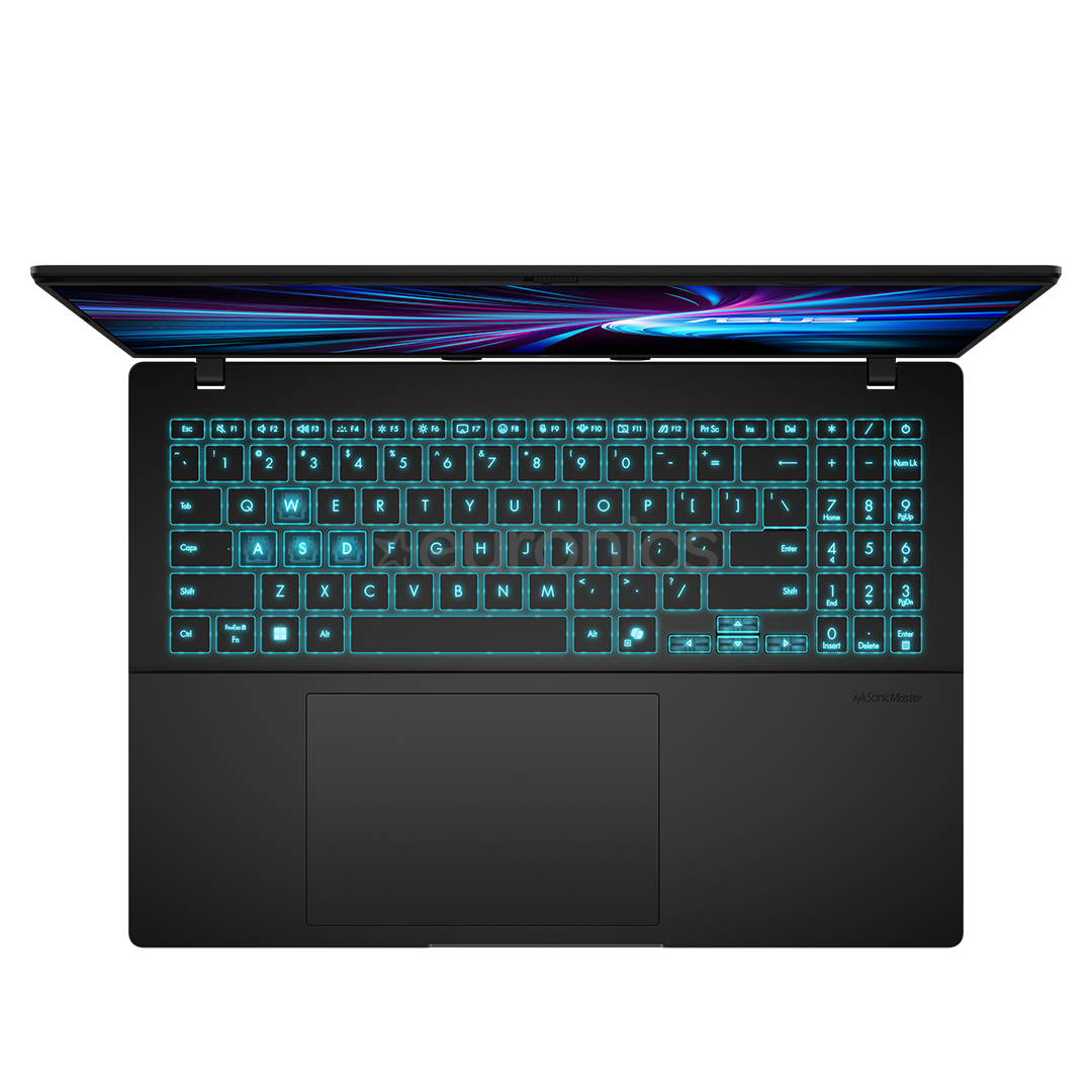 Asus V16, 16'', WUXGA, 144 Hz, 5, 16 GB, 1 TB, RTX 4050, ENG, matte black - Notebook