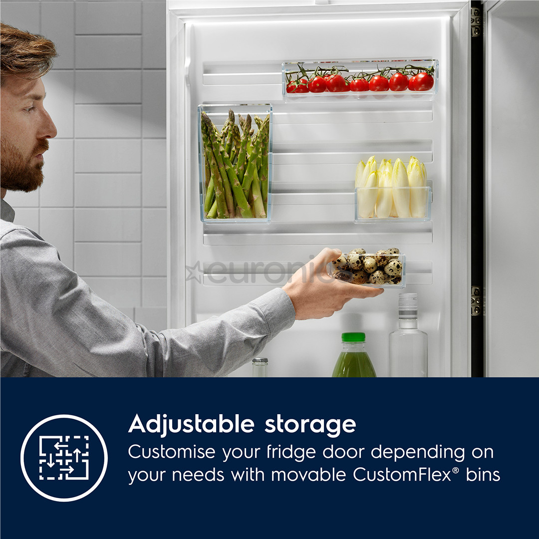 Electrolux 600 Series, No Frost, 269 L, kõrgus 189 cm - Integreeritav külmik