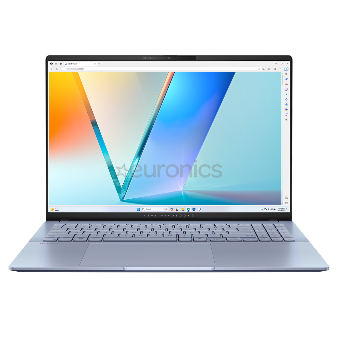Asus Vivobook S16 OLED, Ultra 5, 16 ГБ, 1 ТБ, ENG, голубой - Ноутбук