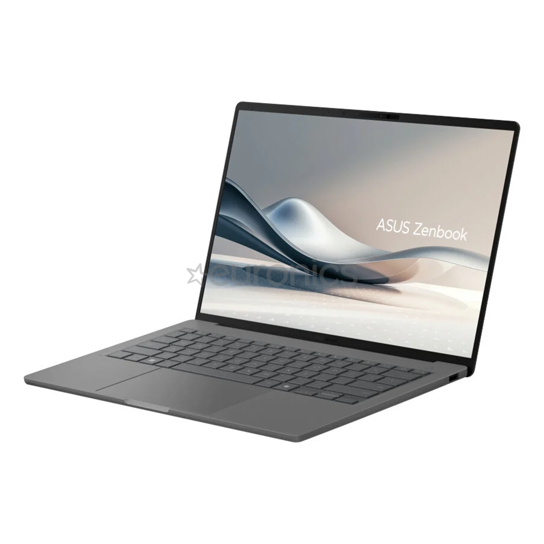 Asus Zenbook A14, 14'', OLED, X Elite, 32 GB, 1 TB, ENG, iceland gray - Notebook