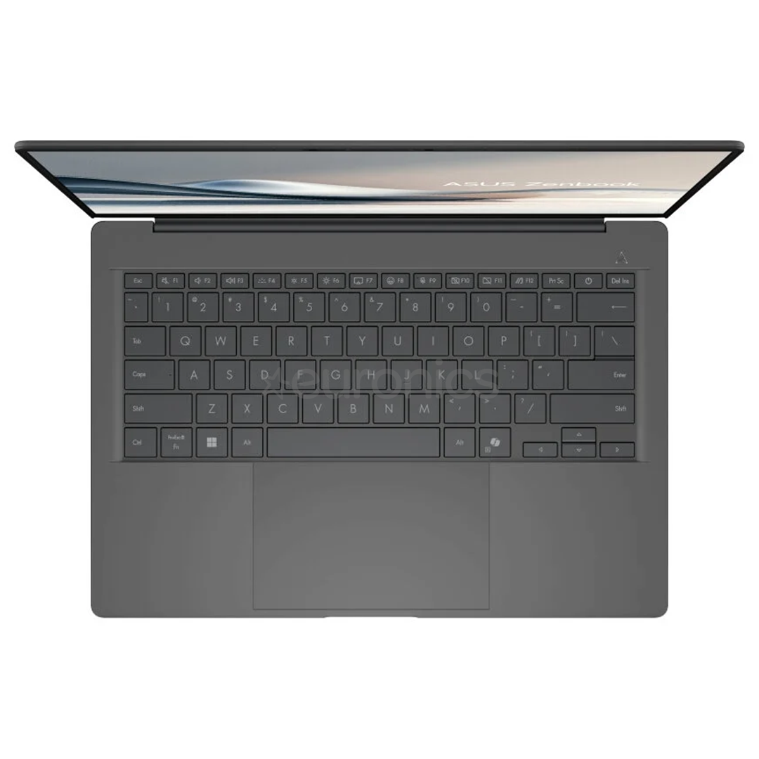 Asus Zenbook A14, 14'', OLED, X Elite, 32 GB, 1 TB, ENG, iceland gray - Notebook