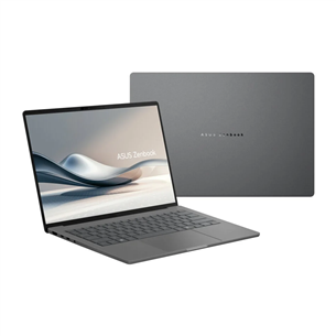 Asus Zenbook A14, 14'', OLED, X Elite, 32 GB, 1 TB, ENG, iceland gray - Notebook