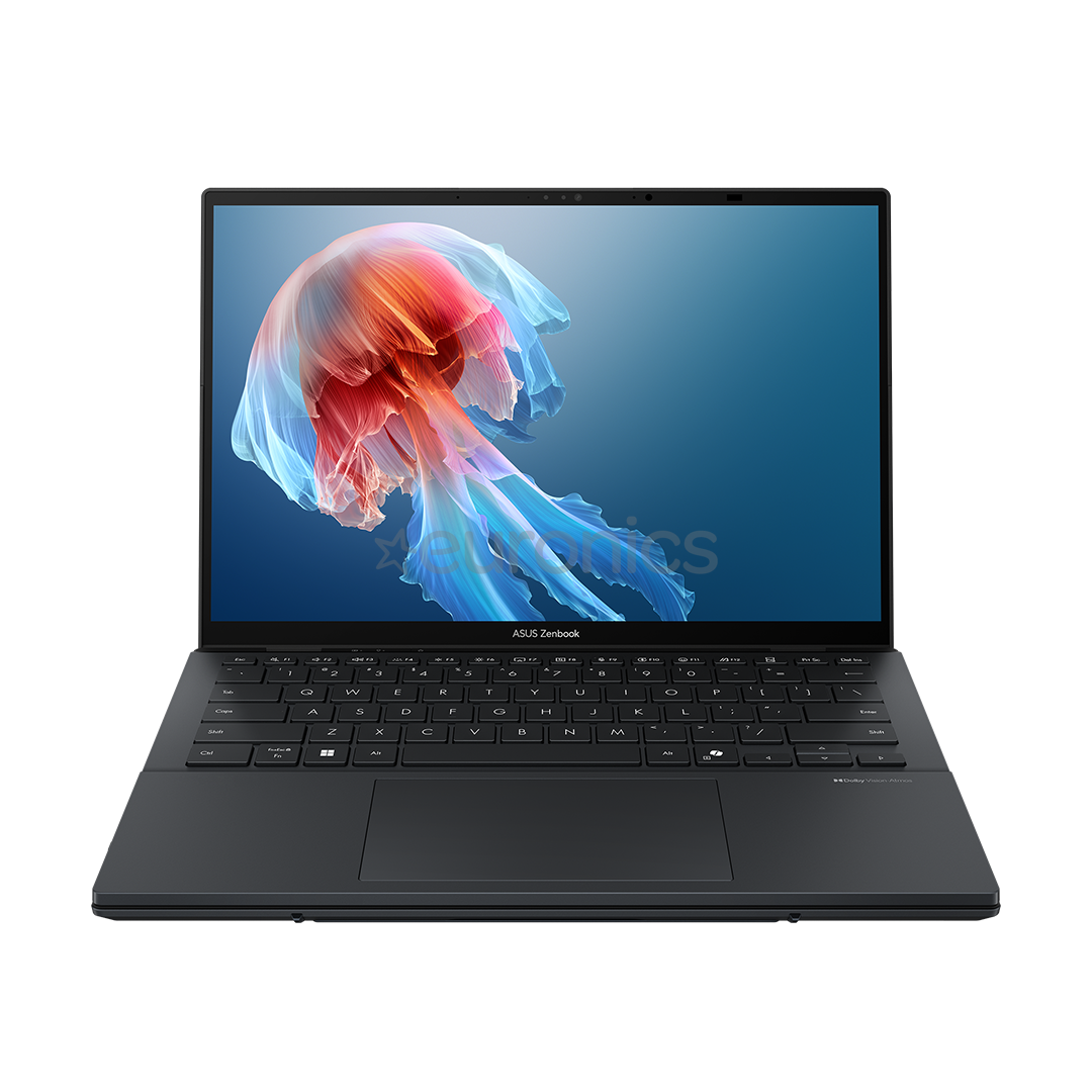 Asus Zenbook Duo OLED, 14'', 3K, OLED, 120 Гц, Ultra 9, 32 ГБ, 2 ТБ, ENG, темно-серый - Ноутбук