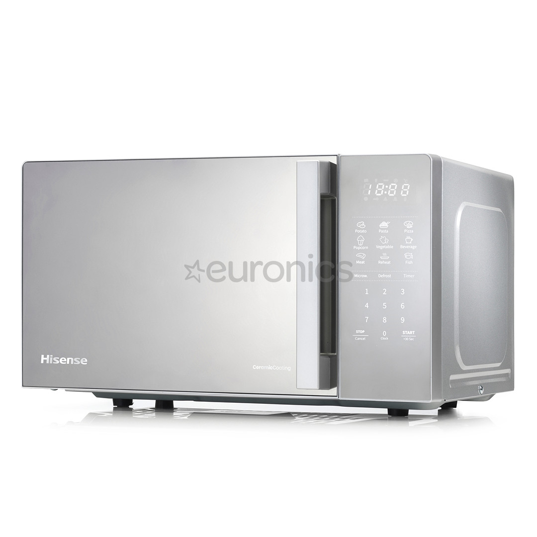 Hisense, 20 L, 700 W, hõbedane - Mikrolaineahi