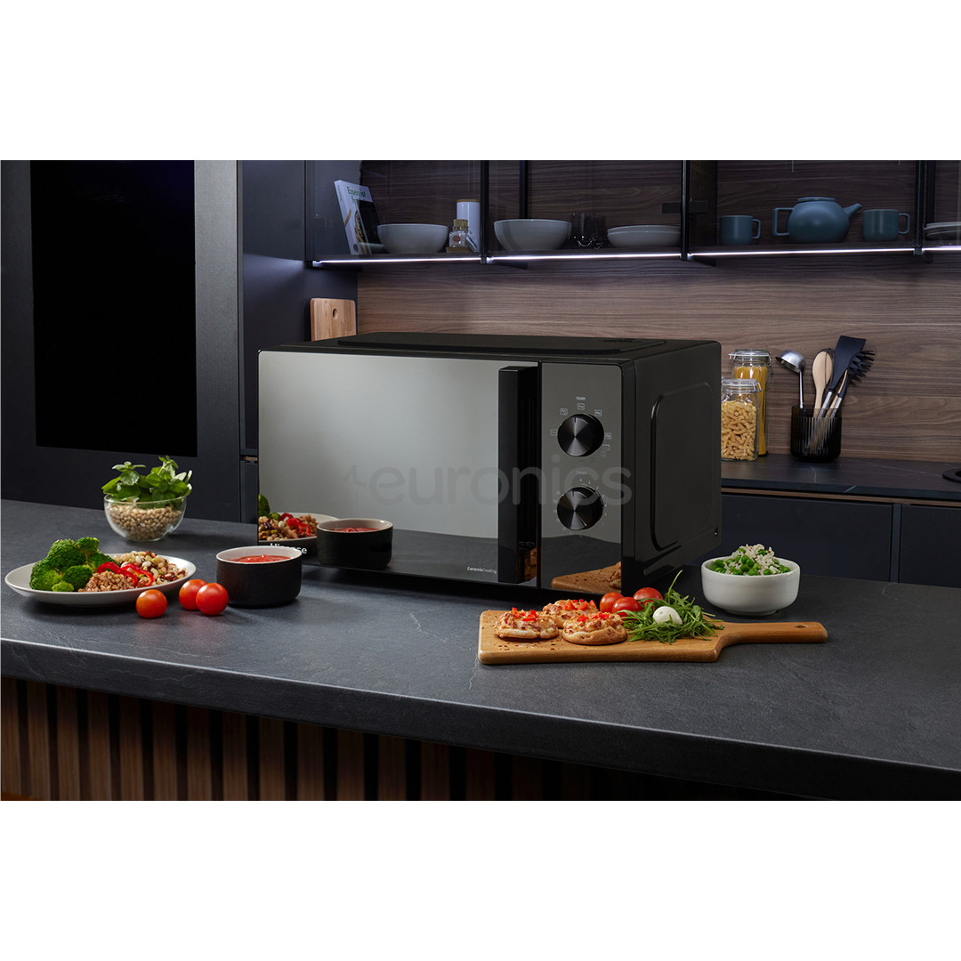 Hisense, 20 L, 700 W, peegel/must - Mikrolaineahi