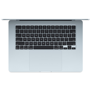 Apple MacBook Air 15 (2025), M4, 10C/10C, 16 GB, 256 GB, ENG, sinine - Sülearvuti