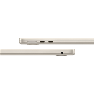 Apple MacBook Air 13 (2025), M4, 10C/8C, 16 GB, 256 GB, SWE, kuldne - Sülearvuti