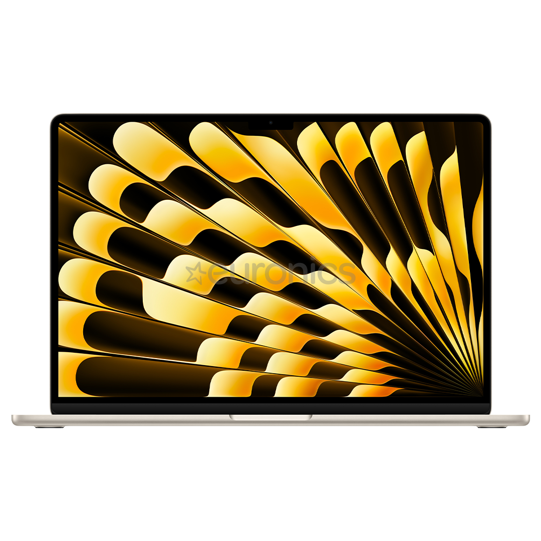 Apple MacBook Air 15 (2025), M4, 10C/10C, 16 GB, 256 GB, RUS, starlight - Notebook