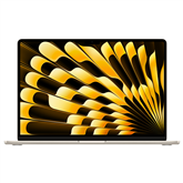 Apple MacBook Air 15 (2025), M4, 10C/10C, 16 GB, 256 GB, SWE, kuldne - Sülearvuti