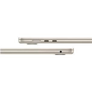 Apple MacBook Air 15 (2025), M4, 10C/10C, 16 GB, 256 GB, SWE, kuldne - Sülearvuti