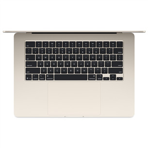Apple MacBook Air 15 (2025), M4, 10C/10C, 16 GB, 512 GB, SWE, kuldne - Sülearvuti