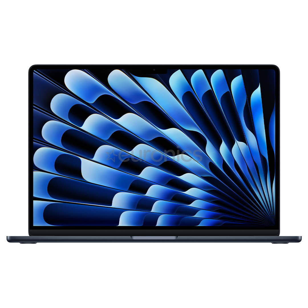 Apple MacBook Air 15 (2025), M4, 10C/10C, 16 ГБ, 256 ГБ, RUS, черный - Ноутбук MW1L3RU/A