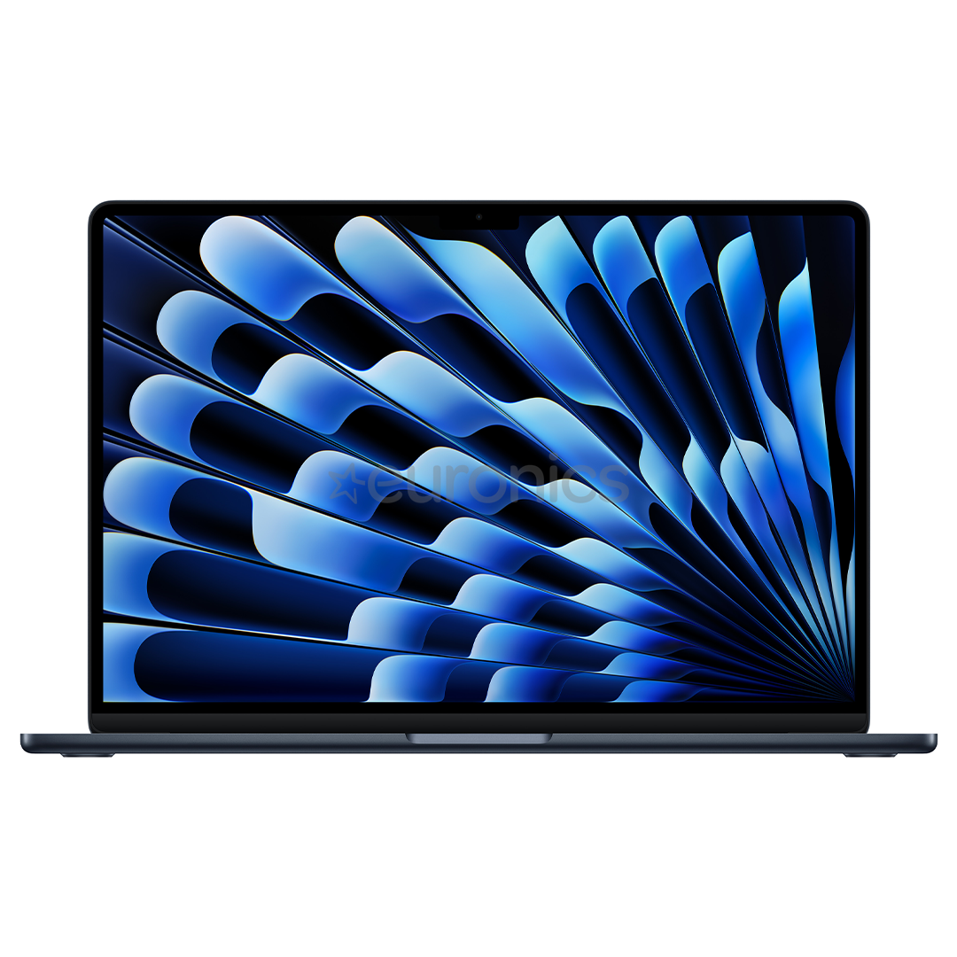 Apple MacBook Air 15 (2025), M4, 10C/10C, 16 ГБ, 256 ГБ, SWE, черный - Ноутбук