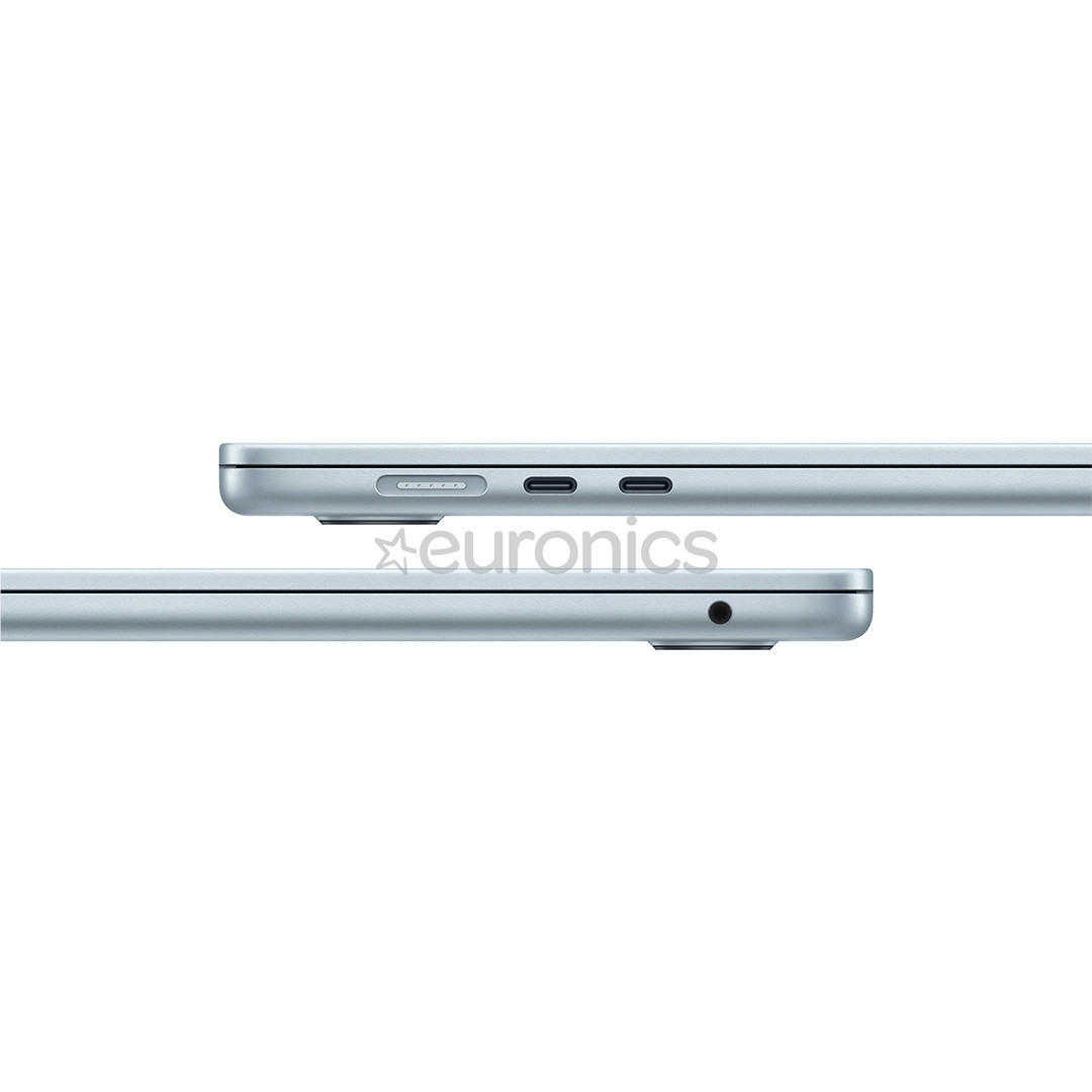 Apple MacBook Air 15 (2025), M4, 10C/10C, 24 ГБ, 512 ГБ, ENG, синий - Ноутбук