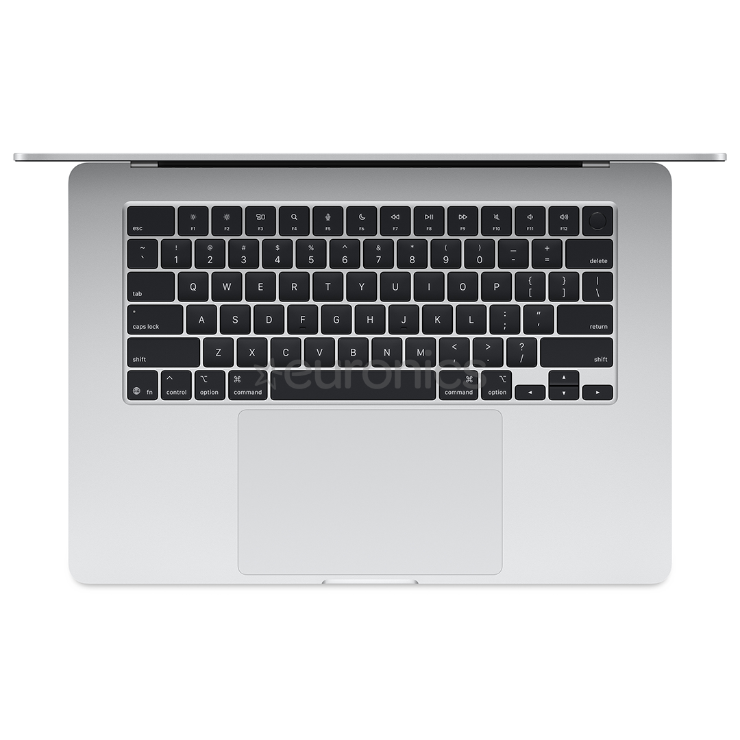Apple MacBook Air 15 (2025), M4, 10C/10C, 16 GB, 512 GB, SWE, hõbe - Sülearvuti