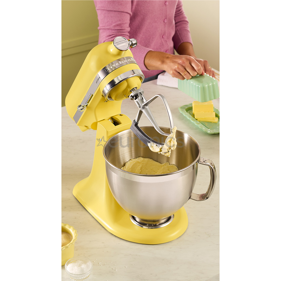 KitchenAid Artisan "Color of the year 2025 - Butter", 4.7 L / 2.8 L, 300 W, kollane - Mikser
