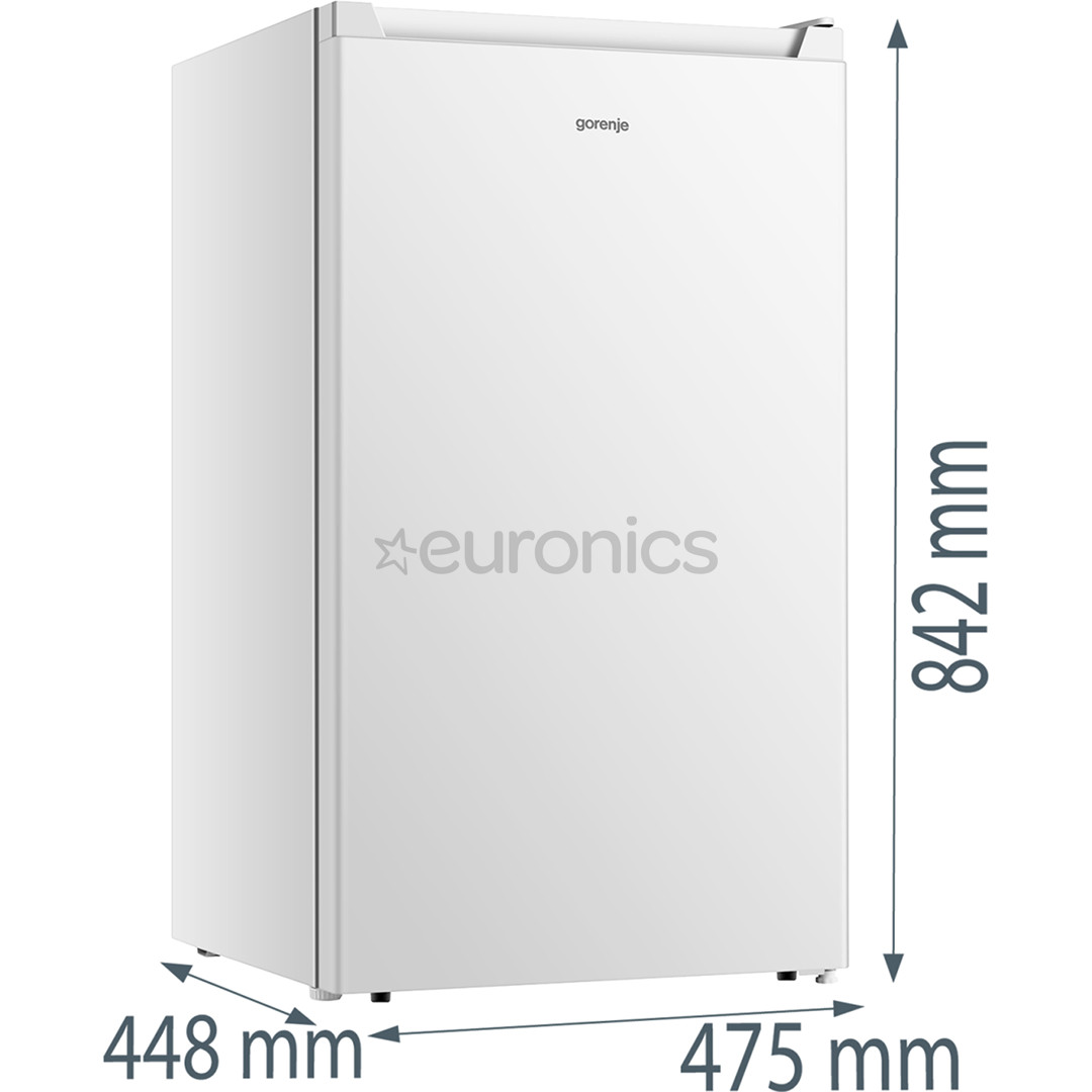 Gorenje, 82 L, height 85 cm, white - Refrigerator