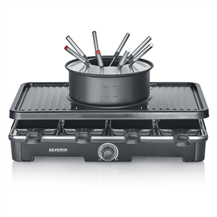 Severin, 1400 W, must - Raclette grill ja Fondüü