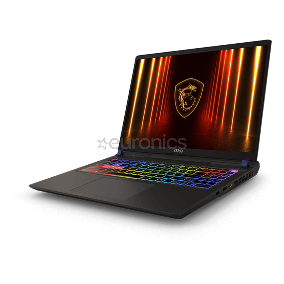 MSI Vector 16, 16'', 240 Hz, Ultra 9, 16 GB, 1 TB, RTX 5080, ENG, cosmos gray - Notebook