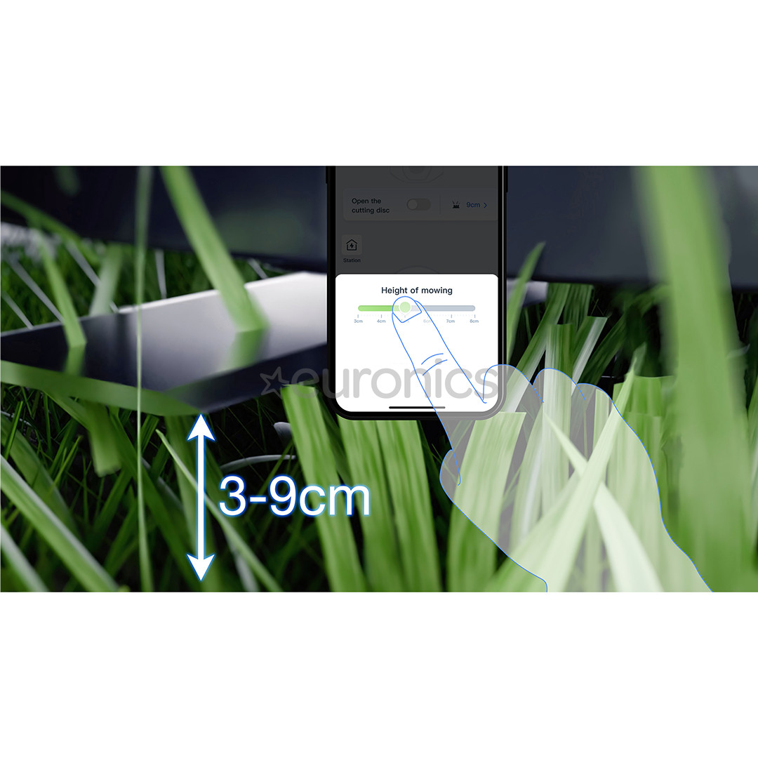 Ecovacs GOAT A1-3000 LiDAR, valge/must - Robotmuruniiduk