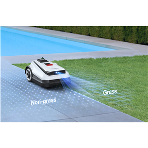 Ecovacs GOAT A1-3000 LiDAR, valge/must - Robotmuruniiduk