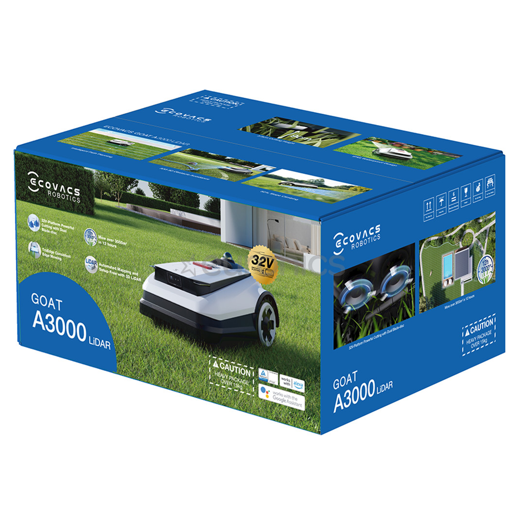 Ecovacs GOAT A1-3000 LiDAR, valge/must - Robotmuruniiduk