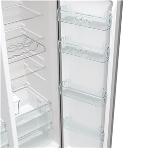 Hisense, NoFrost, 566 L, kõrgus 179 cm, hall - SBS-Külmik