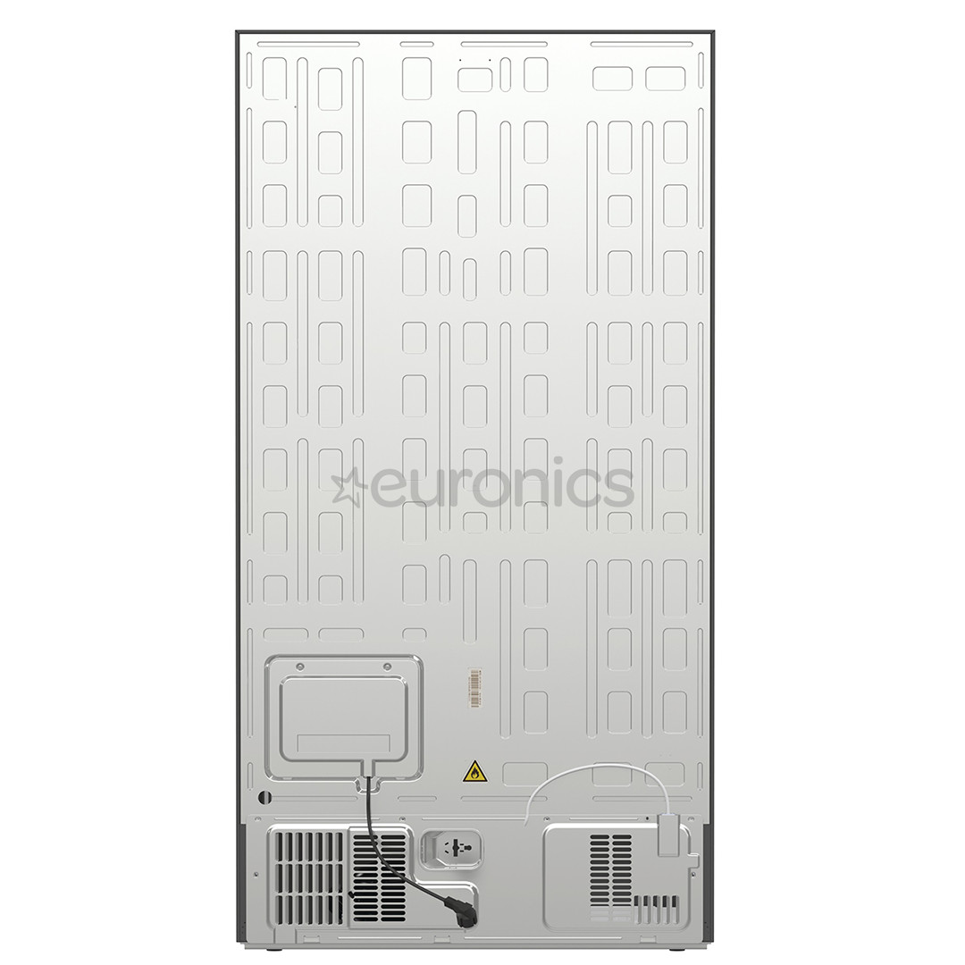 Hisense, NoFrost, 566 L, kõrgus 179 cm, hall - SBS-Külmik