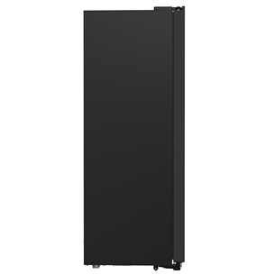 Hisense, NoFrost, 566 L, height 179 cm, black steel - SBS Refrigerator