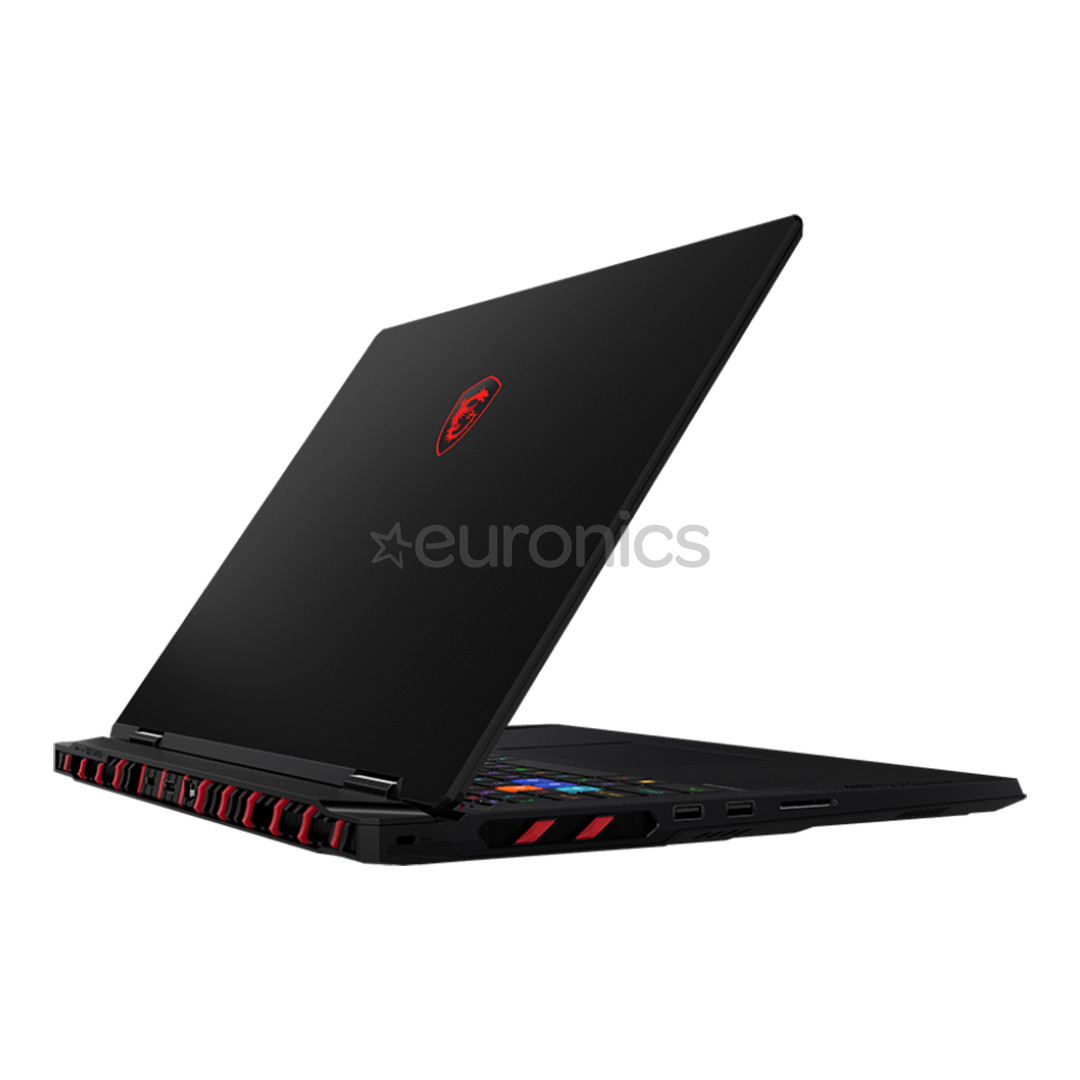 MSI Raider 18, 18'', UHD+, Mini-LED, 120 Гц, Ultra 9, 64 ГБ, 4 ТБ, RTX 5090, ENG, черный - Ноутбук