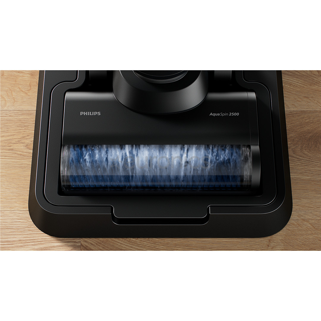 Philips 7000 seeria AquaTrio, märg-ja kuivpuhastus, must/kollane - Juhtmevaba varstolmuimeja