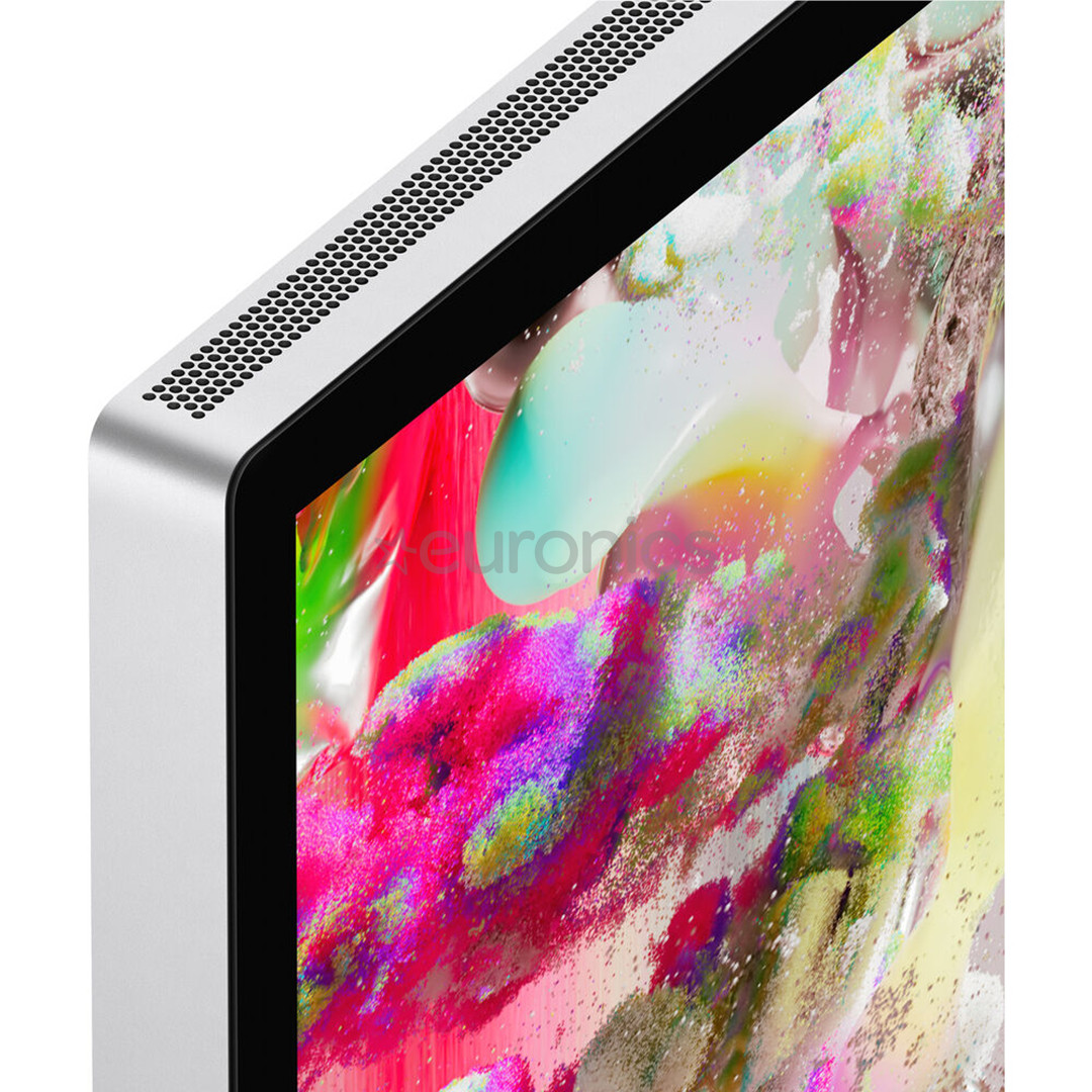 Apple Studio Display,  27", 5K, LED IPS, USB-C, nano-texture glass, VESA mount adapter, silver - Monitor