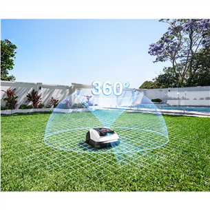 Ecovacs Goat 0500 Panorama, valge/must - Robotmuruniiduk