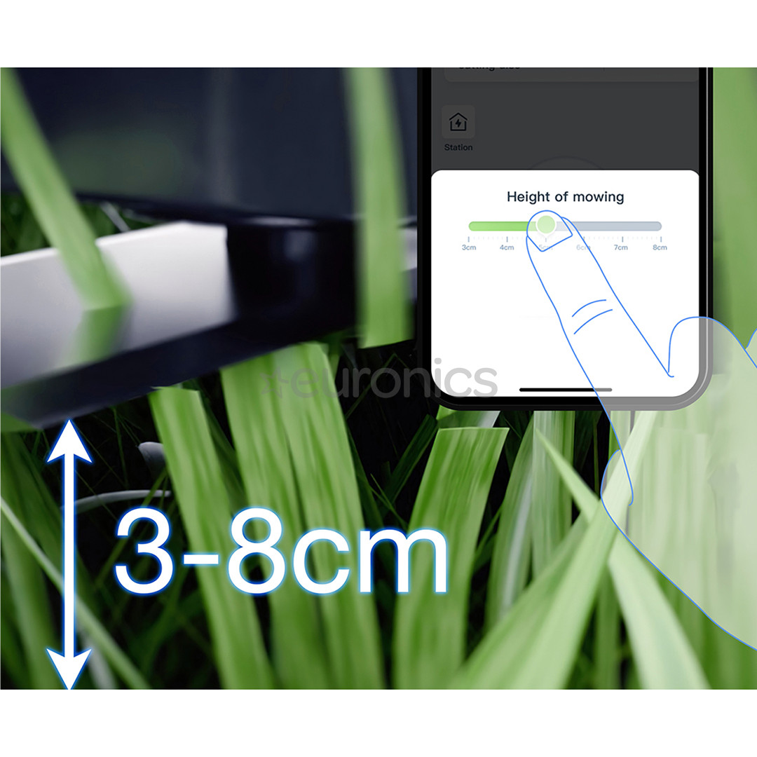 Ecovacs Goat 0500 Panorama, valge/must - Robotmuruniiduk