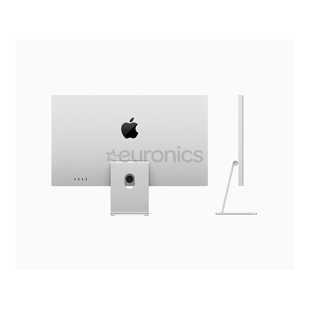 Apple Studio Display,  27", 5K, LED IPS, nano-texture glass, tilt adjustable stand, silver - Monitor