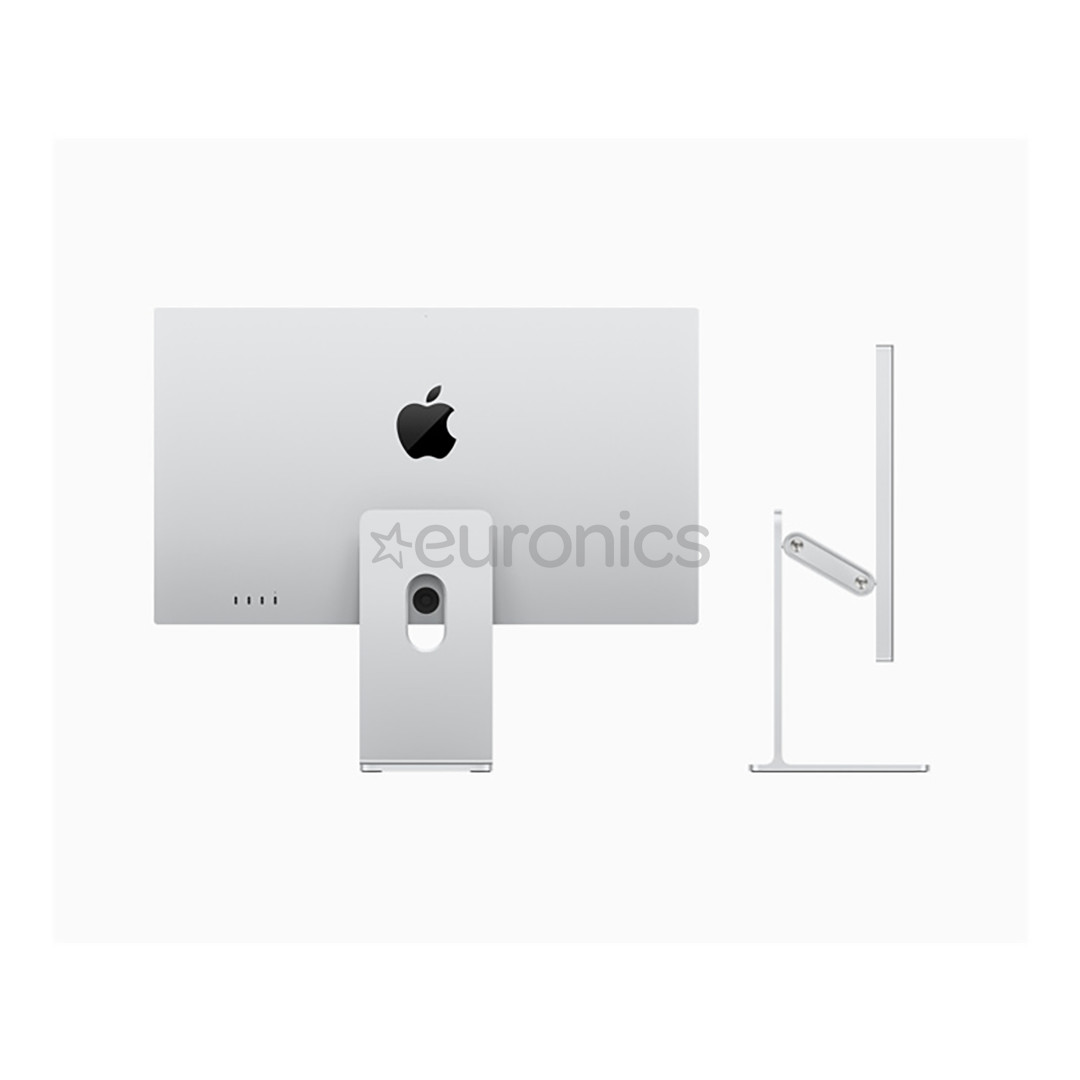 Apple Studio Display,  27", 5K, LED IPS, standard glass, tilt & height adjustable stand, silver - Monitor