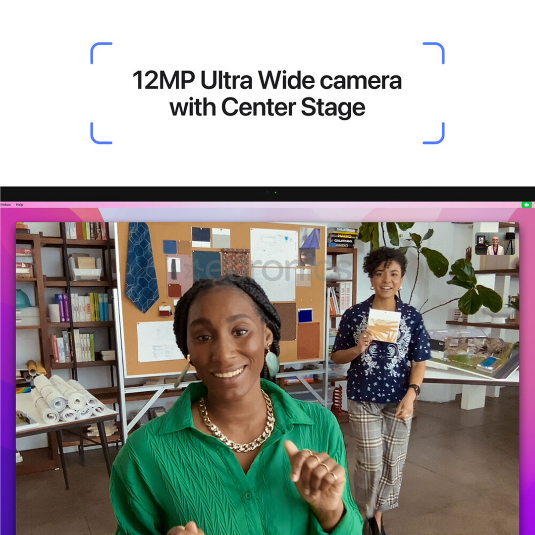 Apple Studio Display,  27", 5K, LED IPS, nano-texture glass, tilt & height adjustable stand, silver - Monitor