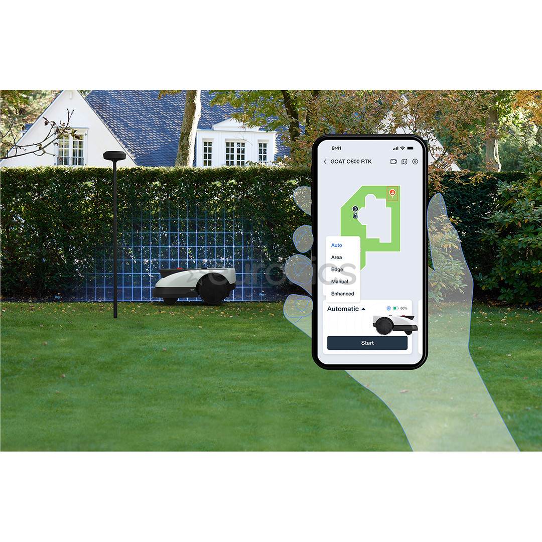 Ecovacs Goat 0800 RTK, valge/must - Robotmuruniiduk