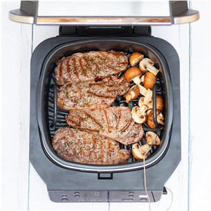 Ninja 5 в 1, 1760 Вт, черный/серебристый - Гриль и аэрогриль