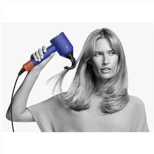 Dyson Supersonic Nural Vinca Blue/Topaz, 1600 W, sinine/oranž - Föön