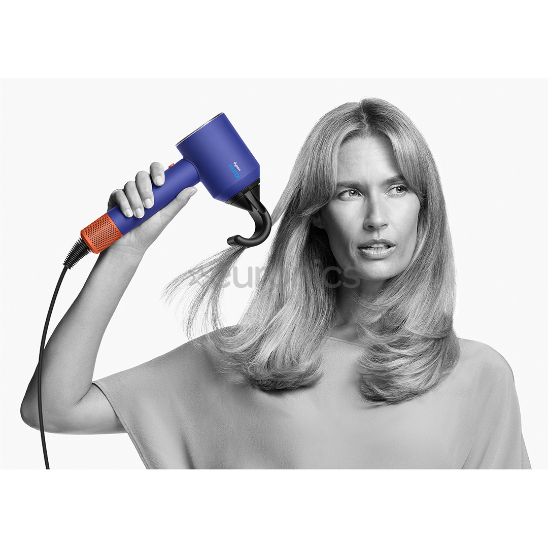 Dyson Supersonic Nural Vinca Blue/Topaz, 1600 W, sinine/oranž - Föön