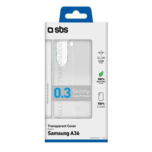 SBS Skinny cover, Galaxy A36, läbipaistev - Nutitelefoni ümbris