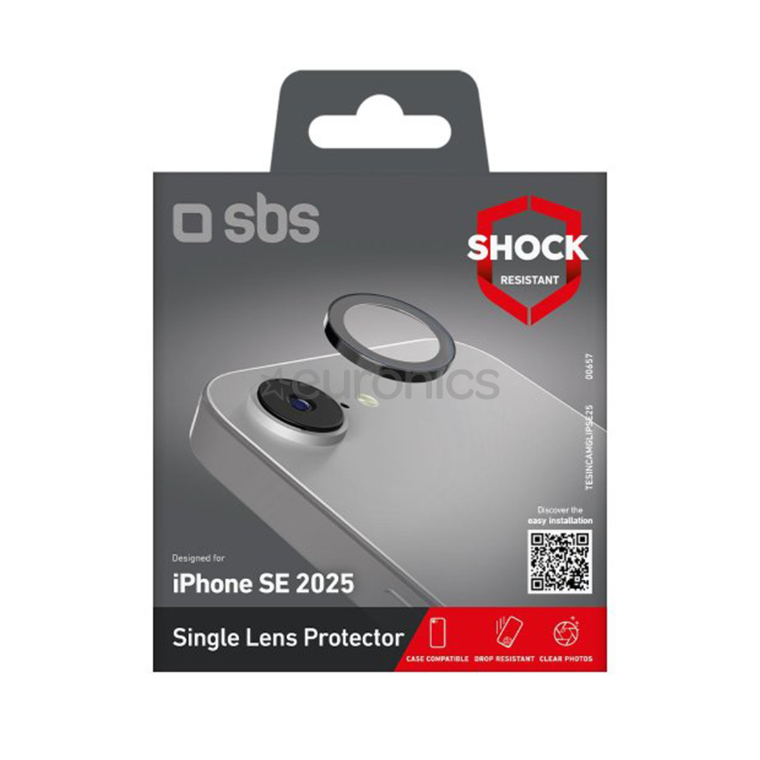 SBS Single protective lenses for camera, iPhone 16e - Camera lens protector